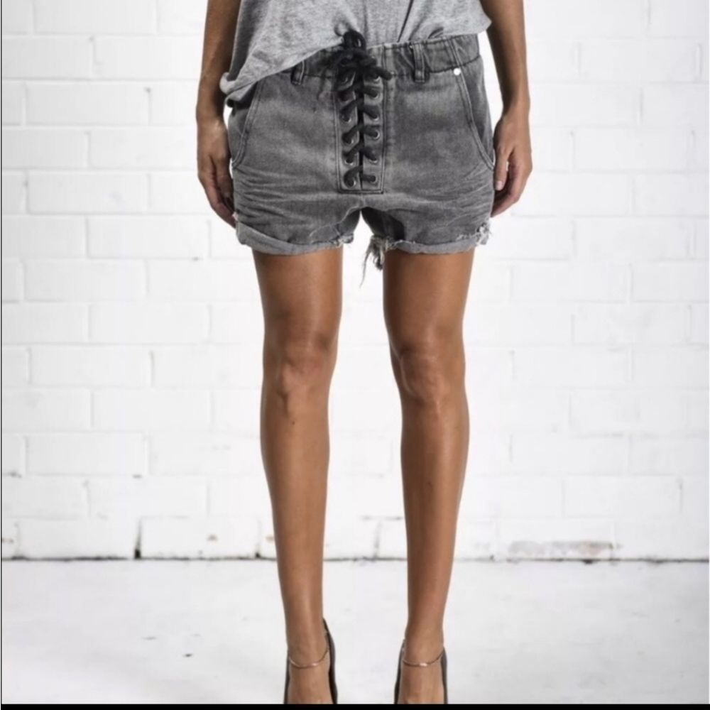 Gray One Teaspoon Super freaks shorts size 28